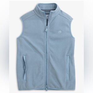 NWT Southern Tide Boy’s Youth Hucksley Vest Size XL Blue Outdoors Pockets Spring